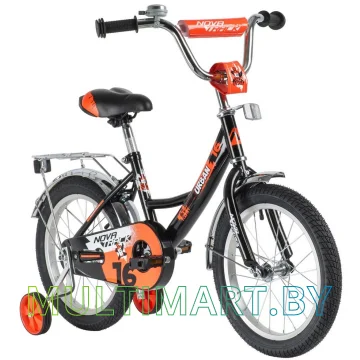 Детский велосипед Novatrack Urban 163URBAN.BK20 (черный, 2020) картинка 2